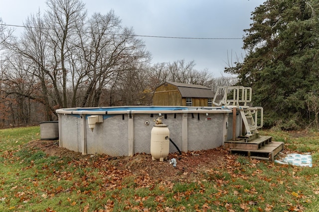 view of pool