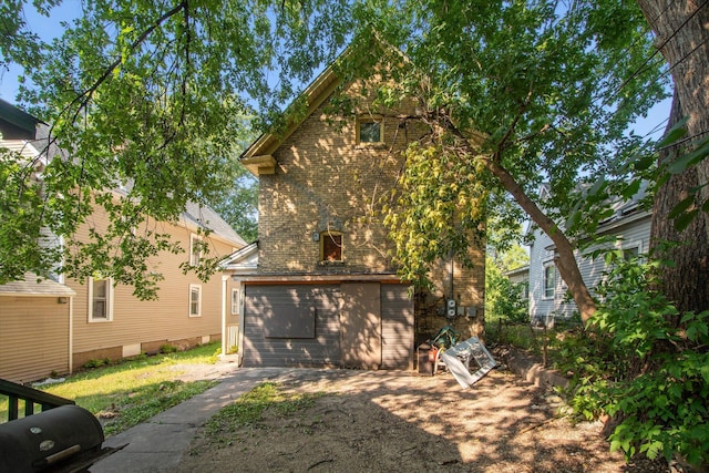 view of rear view of property