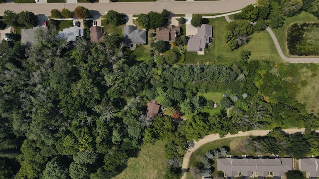 bird's eye view featuring a residential view