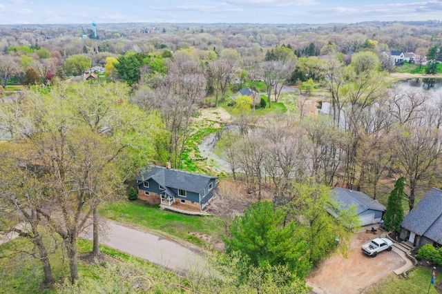5745 Echo Rd, Excelsior, MN 55331 - drone / aerial view with a water view