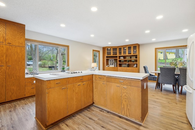 5745 Echo Rd, Excelsior, MN 55331 - kitchen with light countertops, recessed lighting, and plenty of natural light