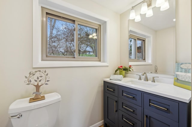 5745 Echo Rd, Excelsior, MN 55331 - bathroom with toilet and vanity