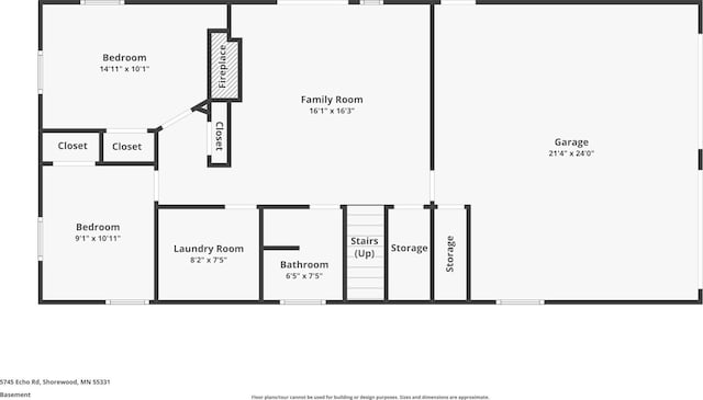 5745 Echo Rd, Excelsior, MN 55331 - floor plan