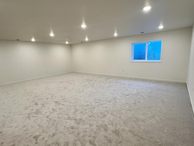 empty room with carpet floors