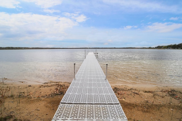 23942 Clover Dr, Merrifield, MN 56465 - dock with a water view