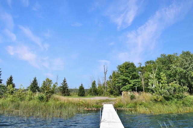 view of water feature