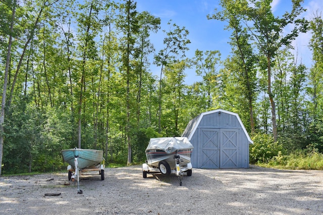 view of outbuilding