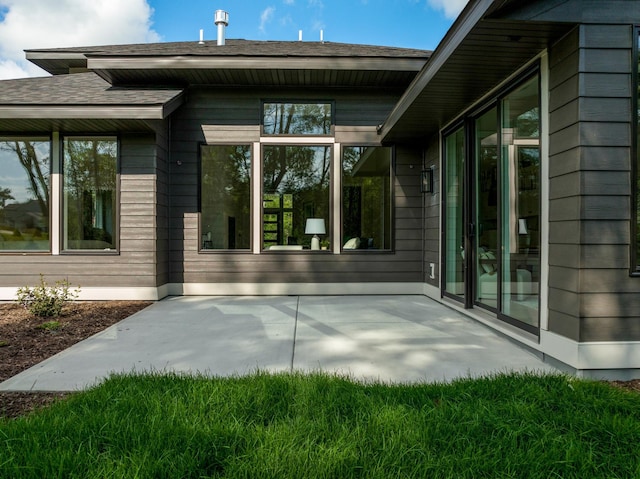 exterior space featuring a patio area