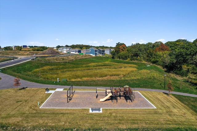 surrounding community featuring a playground