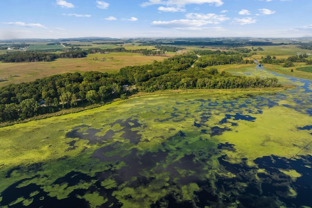 bird's eye view featuring a rural view