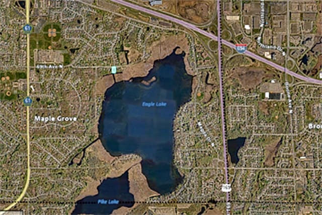 10873 69th Ave N, Maple Grove, MN 55369 - aerial overview of property's location
