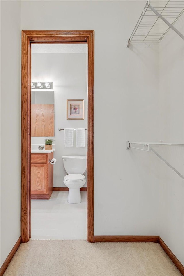 1229 Clarence St, Saint Paul, MN 55106 - walk in closet featuring carpet flooring