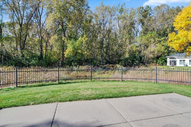 view of yard featuring a patio area