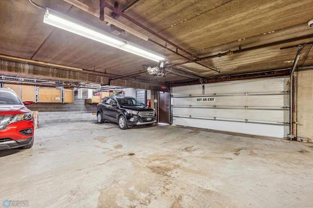 view of parking deck