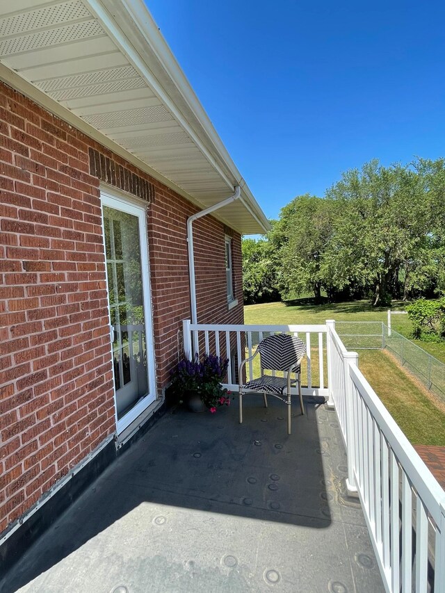 38364 200th St, Springfield, MN 56087 - view of patio featuring fence