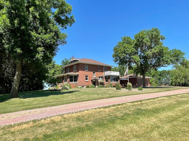 38364 200th St, Springfield, MN 56087 - exterior space with a balcony