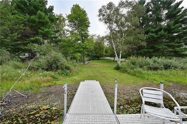 exterior space with a lawn