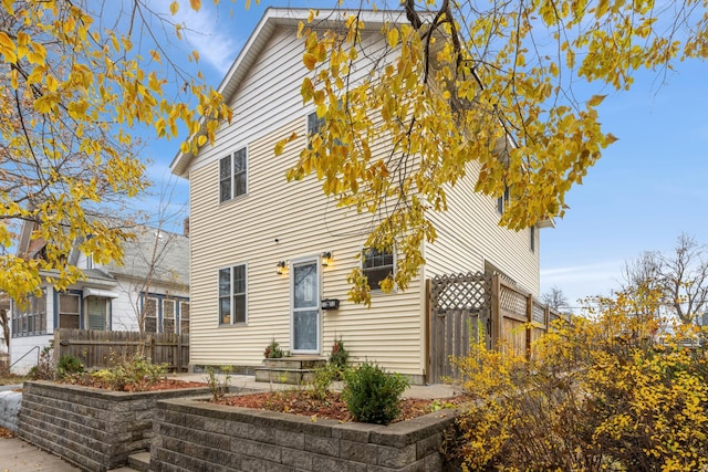 view of rear view of property