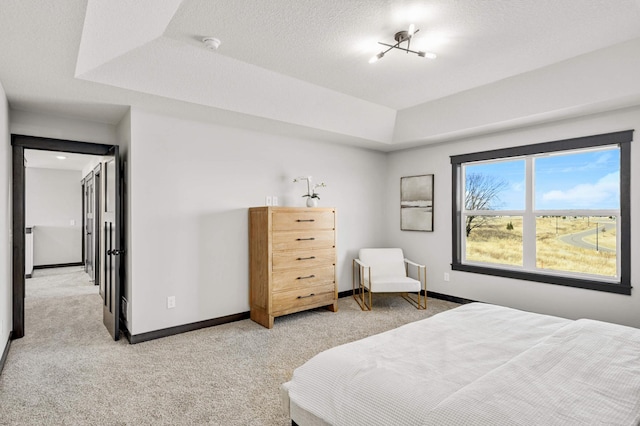 1105 136th St E, Rosemount, MN 55068 - bedroom featuring light colored carpet, baseboards, and a textured ceiling