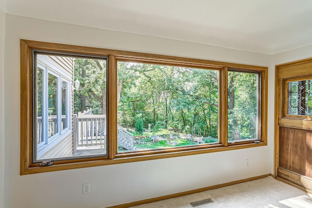 empty room with a wealth of natural light