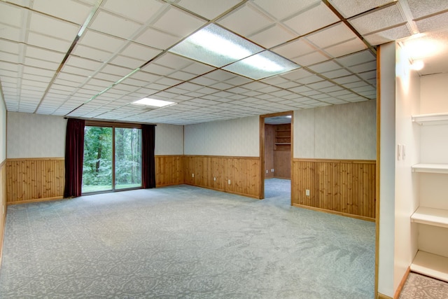 empty room with light colored carpet