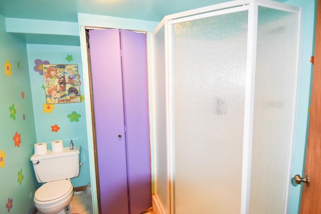 102 6th St SW, Red Lake Falls, MN 56750 - full bathroom with a stall shower and toilet