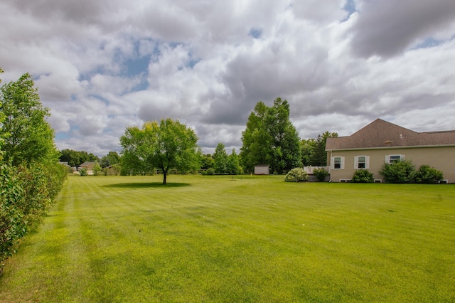 view of yard