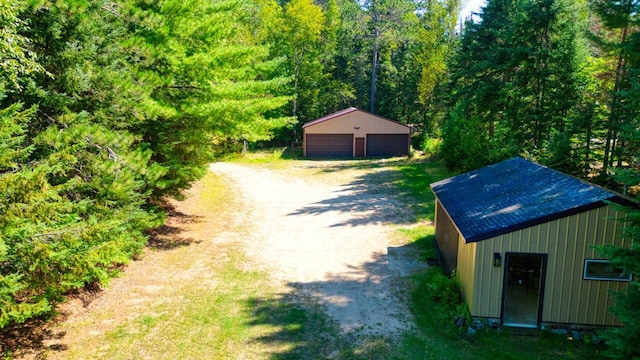 exterior space with driveway