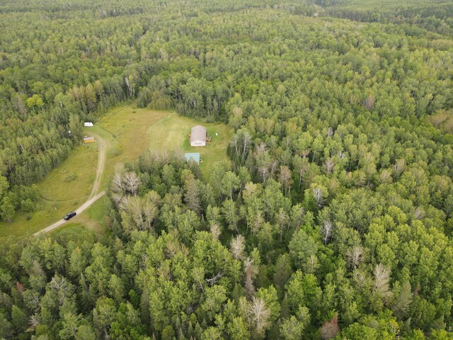 50370 Turtle River Rd, Marcell, MN 56628 - aerial view of property and surrounding area featuring a forest