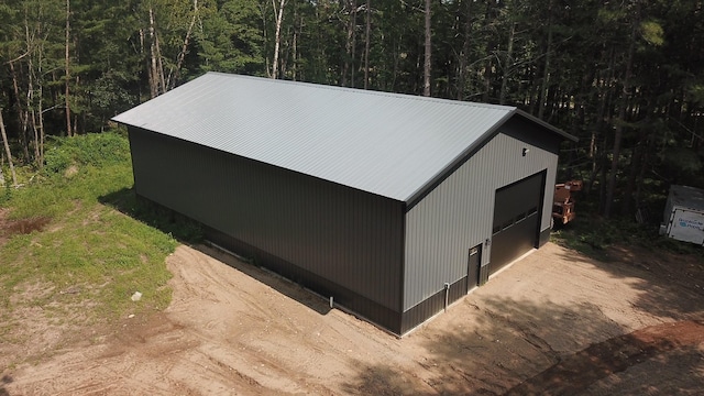 40900 Wall St, Manhattan Beach, MN 56442 - view of outdoor structure with an outdoor structure and a forest view