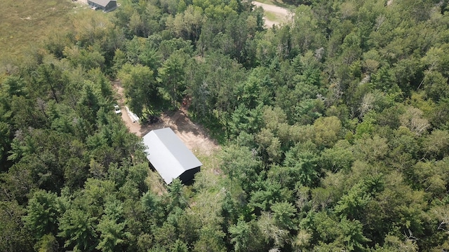 40900 Wall St, Manhattan Beach, MN 56442 - drone / aerial view featuring a forest view