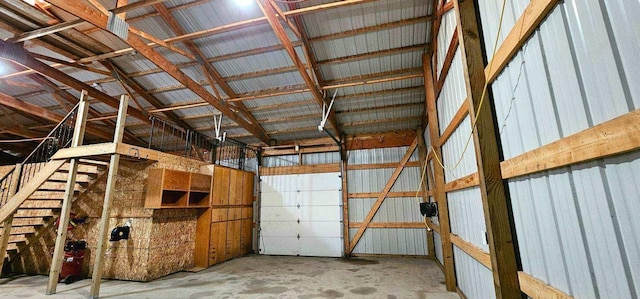 view of horse barn