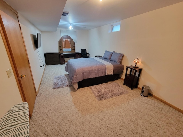 26451 US-71, Arago Twp, MN 56470 - bedroom featuring visible vents, carpet floors, and baseboards