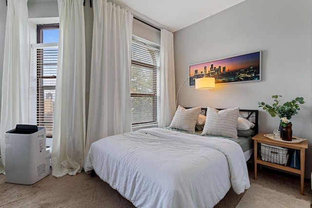 bedroom featuring carpet flooring