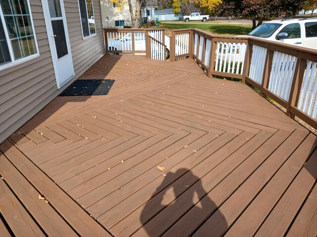 view of deck