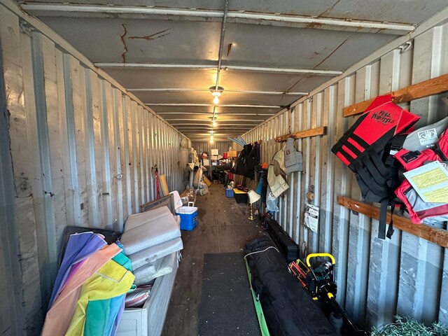 view of storage