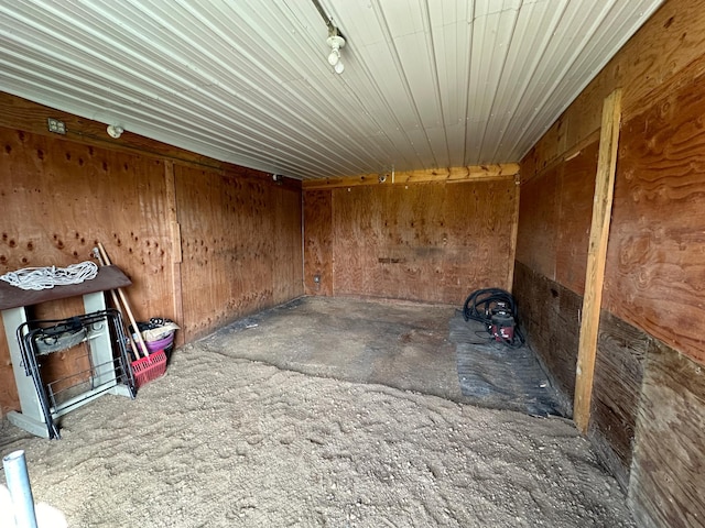 view of horse barn