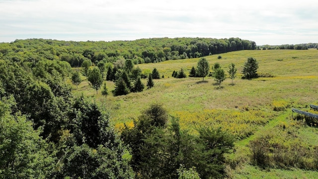 exterior space with a rural view