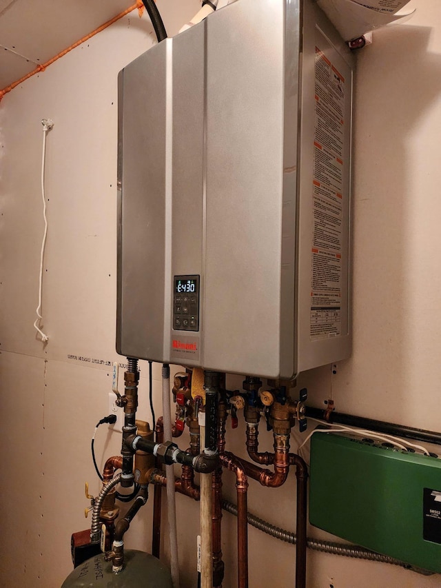 utilities with tankless water heater