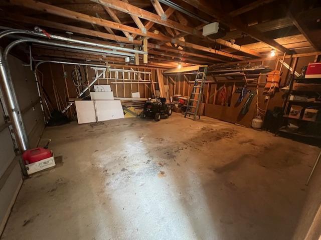 view of basement
