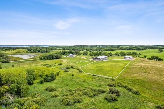 25002 State Highway 108, Lida Twp, MN 56572 - bird's eye view with a rural view and a water view