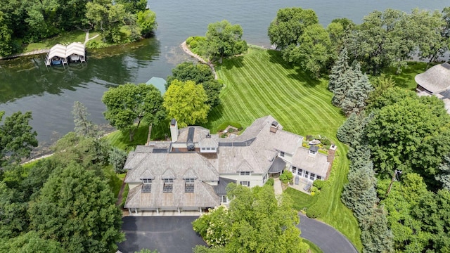 2670 Woolsey Ln, Woodland, MN 55391 - aerial view of property and surrounding area featuring a nearby body of water
