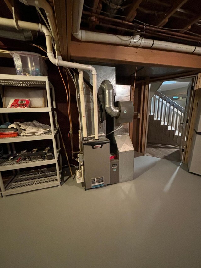 view of utility room