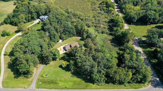 drone / aerial view featuring a rural view