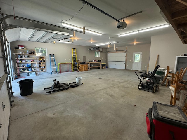 417 Pine St, Saint Peter, MN 56082 - garage featuring a garage door opener