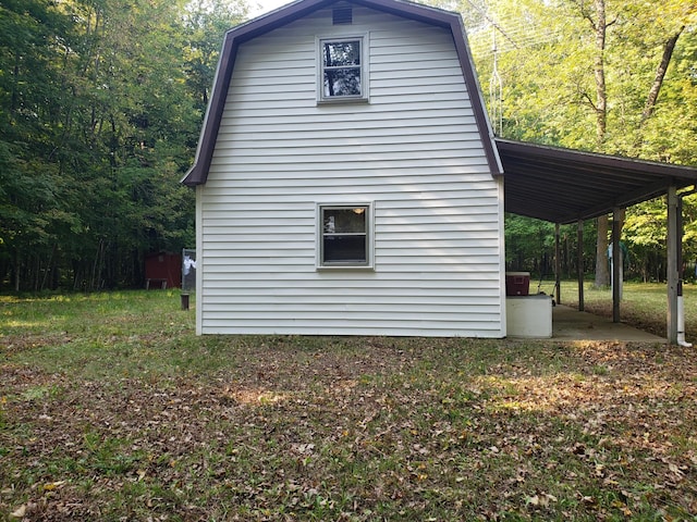 view of property exterior