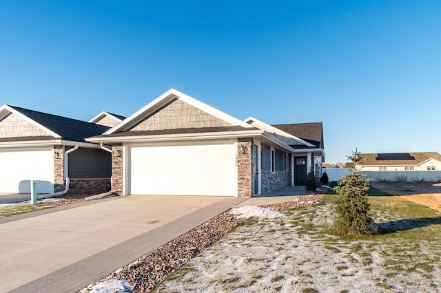 ranch-style house with a garage