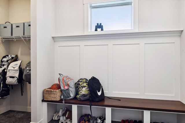 view of mudroom