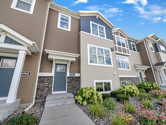 view of townhome / multi-family property