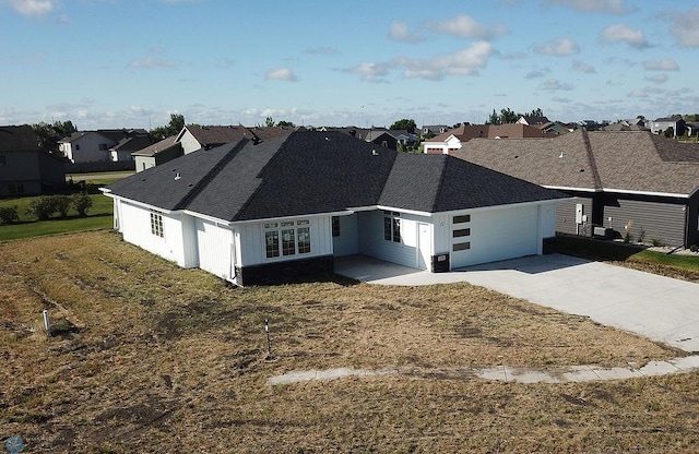 bird's eye view featuring a residential view